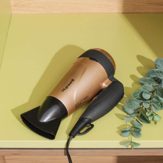 Фен дорожній ViLgrand VHD-1809FH gold - 7