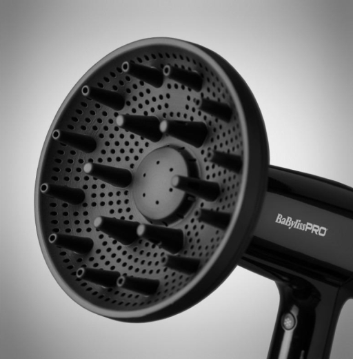 Фен BaByliss PRO Falco Black&Silver BAB8550BE - 5