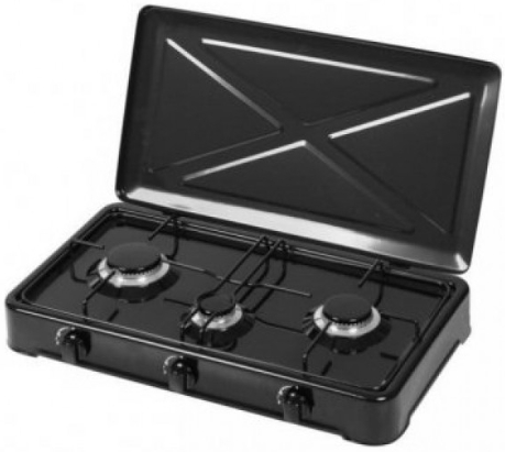Плита газовая настольная ZOSIA KO-123 BLACK ENAMELLED - 1