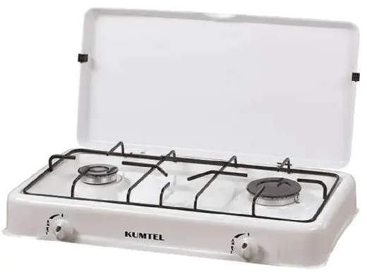Плита газова настільна KUMTEL KO-102 WHITE PAINTED - 1