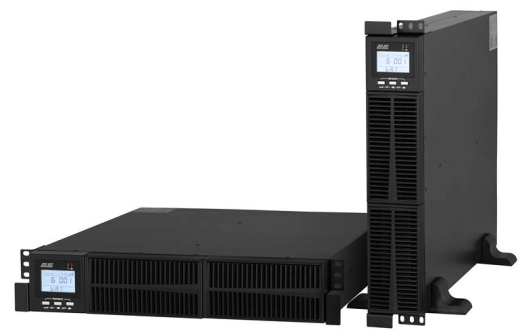 Источник бесперебойного питания 2E OD1000RT, 1000VA/900W, RT2U, LCD, USB, 2xSchuko - 1