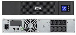 Джерело безперебійного живлення Eaton 5SC, 1000VA/700W, RM 2U, LCD, USB, RS232, 8xC13 - 1