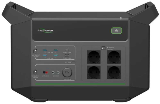 Портативная зарядная станция HYXiPower HYX-EA2000 2000W - 1
