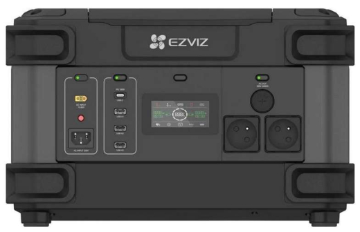 Портативна зарядна станція + мережевий фільтр Ezviz CS-PS1300 (CN066) (FR) + Gembird SPG5-G-6B - 2