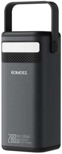 Зовнішній акумулятор (павербанк) Romoss PMT75 75000mAh Black (PMT75-1E2-2133H) - 2