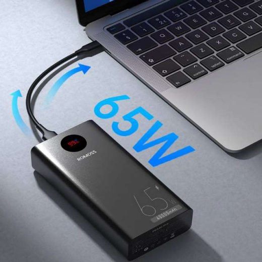 Повербанк Romoss PEA40 Pro 65W 40000mAh Black (PEA40-282-2183H) - 3