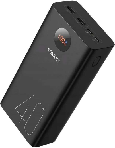 Внешний аккумулятор (павербанк) Romoss PEA40 18W 40000mAh Black (PEA40-112-2135) - 2