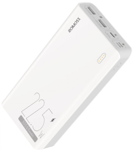 Зовнішній акумулятор (павербанк) Romoss Sense 8F 30000mAh White (PHP30-711-1133H) - 1