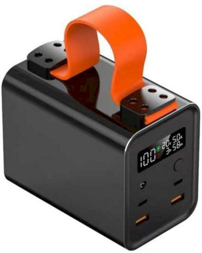 Универсальная мобильная батарея ATRIA WPD-101 60000mAh 100W USB-C Black - 2