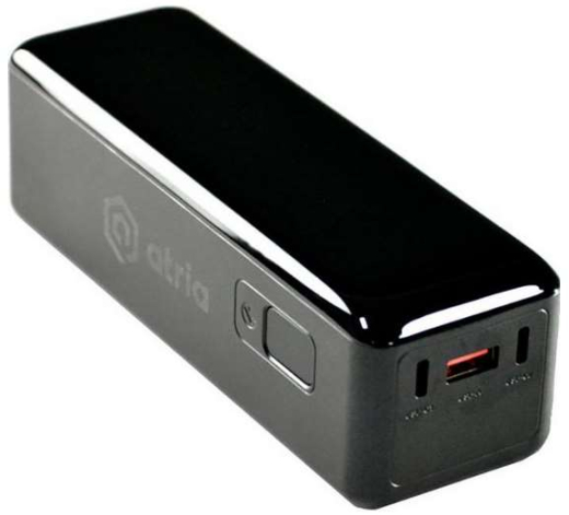 Универсальная мобильная батарея Atria WPD-160S 30000mAh 160W USB-C Black - 1