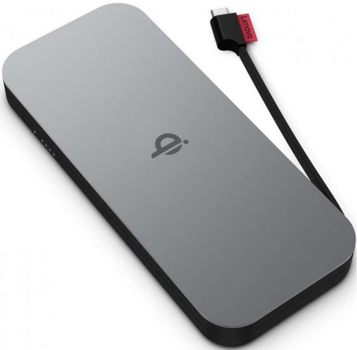 Универсальная мобильная батарея Lenovo Go Wireless Mobile Power Bank 10000 mAh Black (40ALLG1WWW) - 4