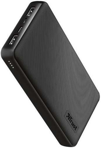 Зовнішній акумулятор (павербанк) Trust Primo 20000 mAh ECO Black (24676) - 1