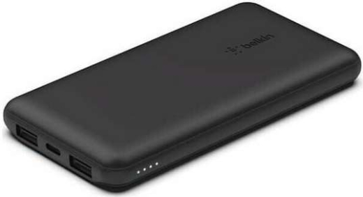 Универсальная мобильная батарея Belkin 10000mAh 15W Dual USB-A USB-C Black (BPB011BTBK) - 3