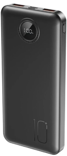 Зовнішній акумулятор (павербанк) XO PR238 10000 mAh PD20W + QC22.5W Black (PR238_Black) - 3