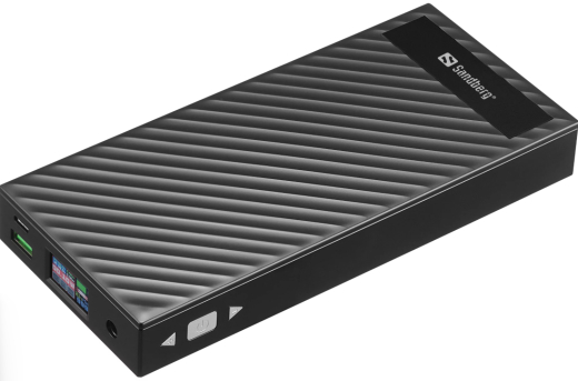 Универсальная мобильная батарея Sandberg AlwaysOn Powerbank 30000mAh DC+PD 120W Black (420-88) - 2