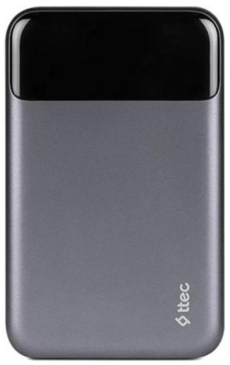 Универсальная мобильная батарея Ttec 20000mAh ReCharger Pro LCD PD 130W Space Gray (2BB218UG) - 1