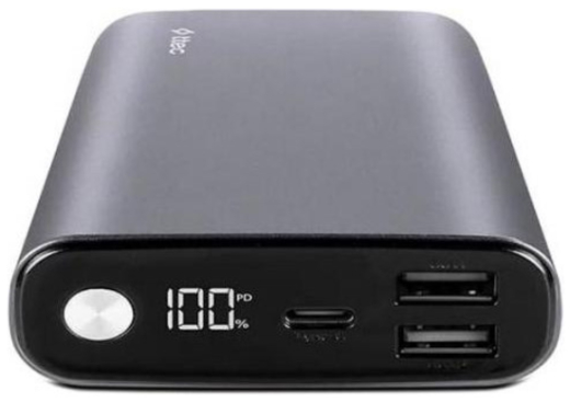 Универсальная мобильная батарея TTEC 15000mAh ReCharger Pro LCD PD 65W Space Gray (2BB216UG) - 3