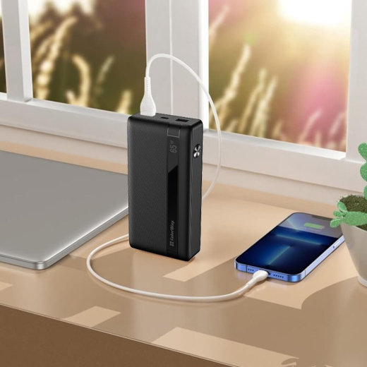 Зовнішній акумулятор (павербанк) ColorWay 20000mAh 65W Black (CW-PB200LPA3BK-PDD) - 8