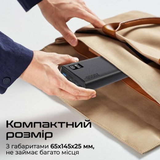 Зовнішній акумулятор (павербанк) Promate Bolt-20PD 20000mAh Black (bolt-20pd.black) - 7