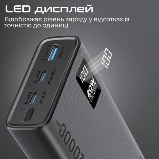 Зовнішній акумулятор (павербанк) Promate Bolt-20PD 20000mAh Black (bolt-20pd.black) - 8