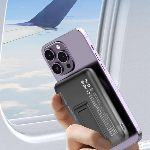 Зовнішній акумулятор (павербанк) ColorWay 10000mAh 22.5W MagSafe Black (CW-PB100LPA3BK-WPDD) - 9