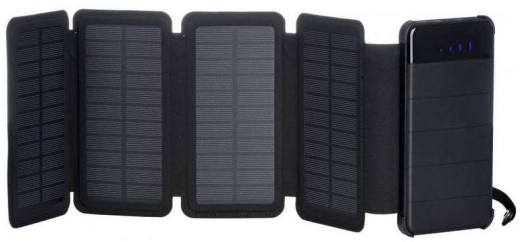 Универсальная мобильная батарея 2E Solar 8000mAh Black (2E-PB814-BLACK) - 1