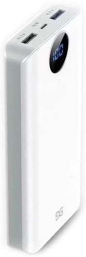 Універсальна мобільна батарея Gusgu Xiamen Mini 80000M 20000 mAh White (GB/T-35590/UA-102807) - 2