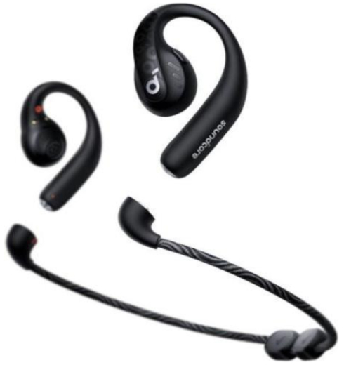 Навушники ANKER SoundСore AeroFit Pro Black - 2