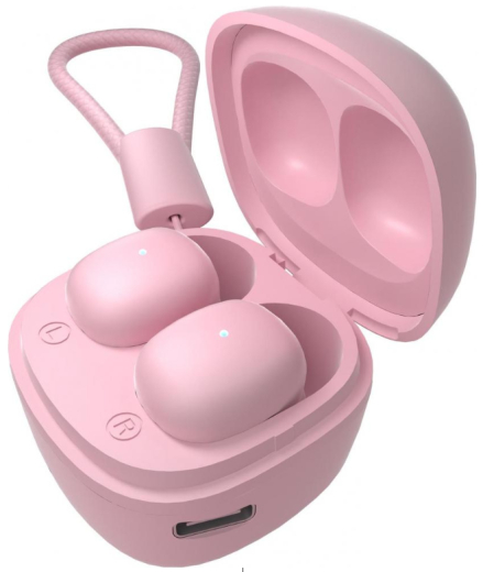 Навушники TWS ERGO BS-530 Twins Nano 2 Pink (BS-530P) - 1