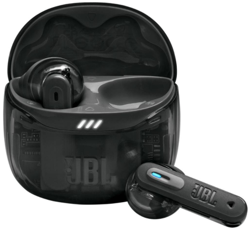 Навушники JBL TUNE FLEX 2 Ghost Black (JBLTFLEX2GBLK) - 2