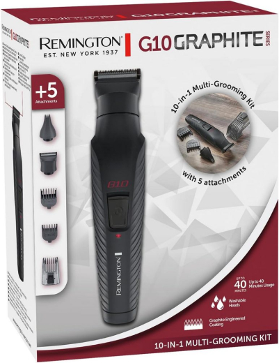 Набор для стрижки REMINGTON PG2100 G10 Graphite 10-in-1 Multigrooming Kit - 4