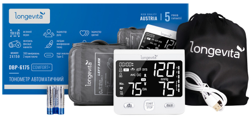 Тонометр LONGEVITA DBP-6175 - 1