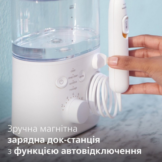 Зубна електрощітка PHILIPS HX3911/40 Іригатор Sonicare Power Flosser 7000 White - 3