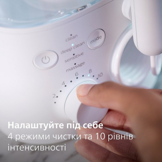 Зубна електрощітка PHILIPS HX3911/40 Іригатор Sonicare Power Flosser 7000 White - 5