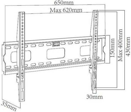 Настінне кріплення X-Digital Steel SF405 Black - 2