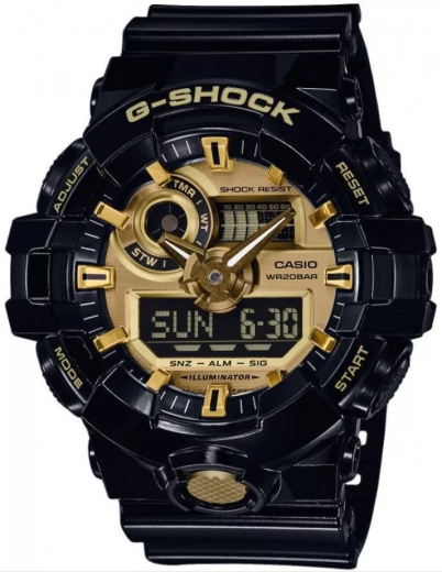 Мужские часы Casio G-Shock GA-710GB-1AER - 1
