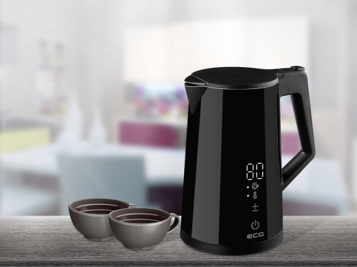 Електрочайник ECG RK 1893 Digitouch Black - 7
