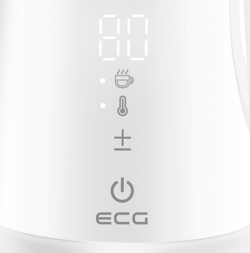 Електрочайник ECG RK 1893 Digitouch White - 4