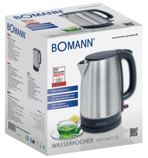 Чайник електричний BOMANN WKS 6043 CB - 2