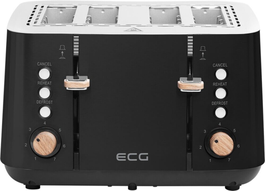 Тостер ECG ST 4768 Timber Black - 3