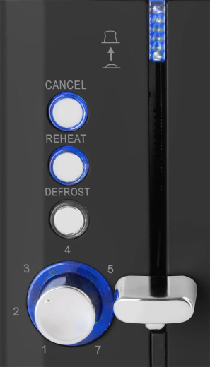 Тостер ECG ST 2766 Vintage Nero - 4