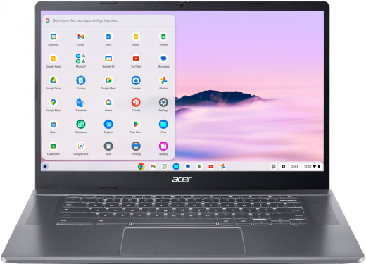 Хромбук Acer Chromebook Plus 515 CB515-2H-38RZ Steel Gray (NX.KNUEU.001) - 1
