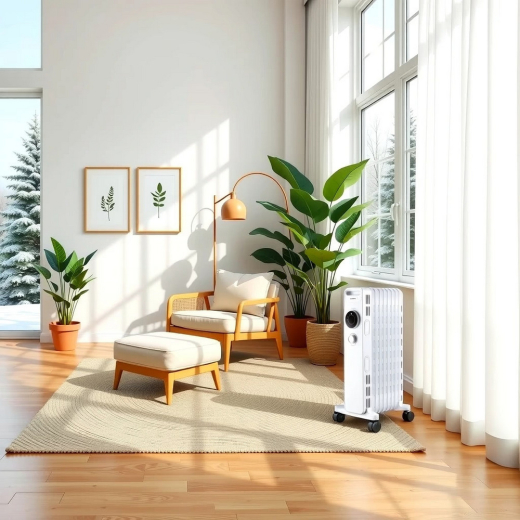 Обігрівач Kumtel KUM-1225S White - 4