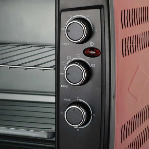 Духовка настільна VILGRAND VEO650-18 Red - 4