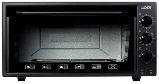 Духовка LIDER 4823 ECO BLACK-RED - 1