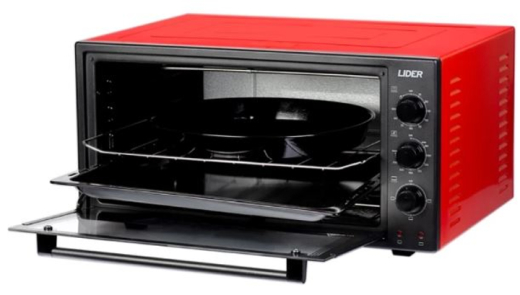 Духовка LIDER 4823 ECO BLACK-RED - 2