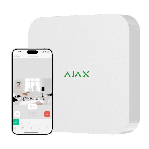 Видеорегистратор Ajax NVR (16ch) (8EU) white - 1