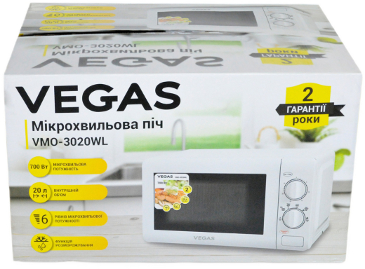 Микроволновка VEGAS VMO-3020WL - 5