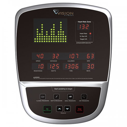 Велотренажер горизонтальный Vision Fitness R60 - 2
