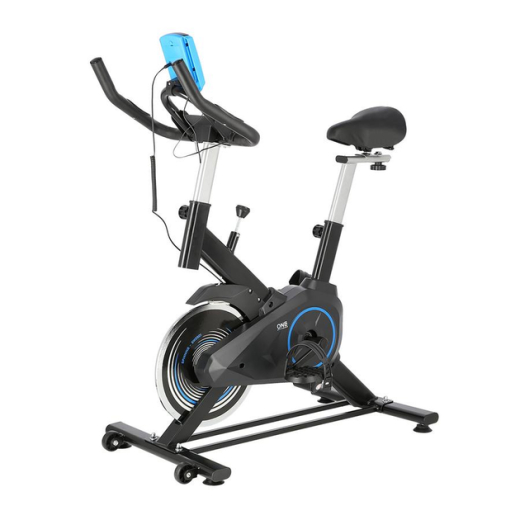Велотренажер магнитный спин-байк One Fitness SW2501 синий 7кг - 1
